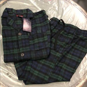 New Mens Size Medium Flannel Sleep Set